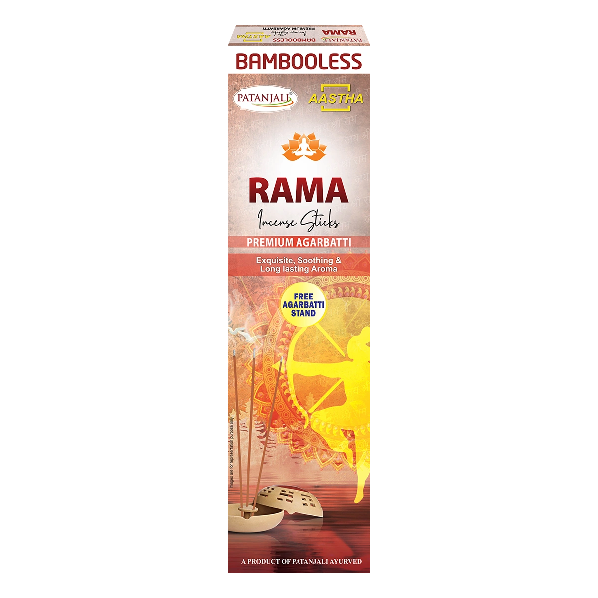 AASTHA BAMBOOLESS AGARBATI RAMA-80G