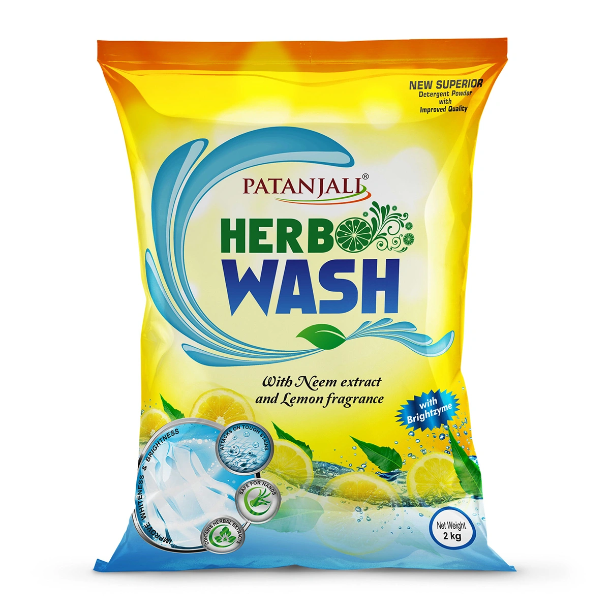 HERBO WASH DETERGENT POWDER 2 KG