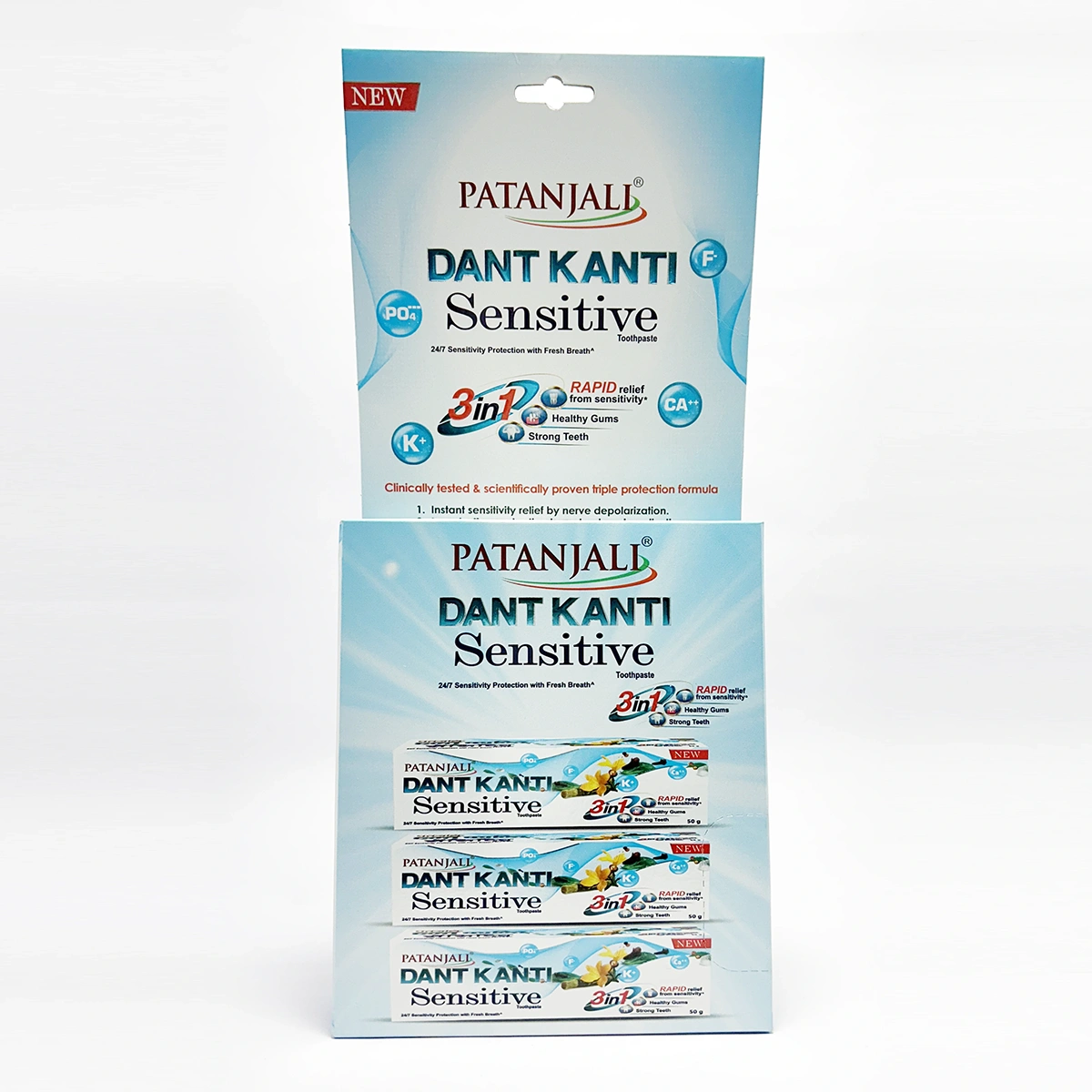DANT KANTI SENSITIVE TP-50Gx3 DISP. PACK