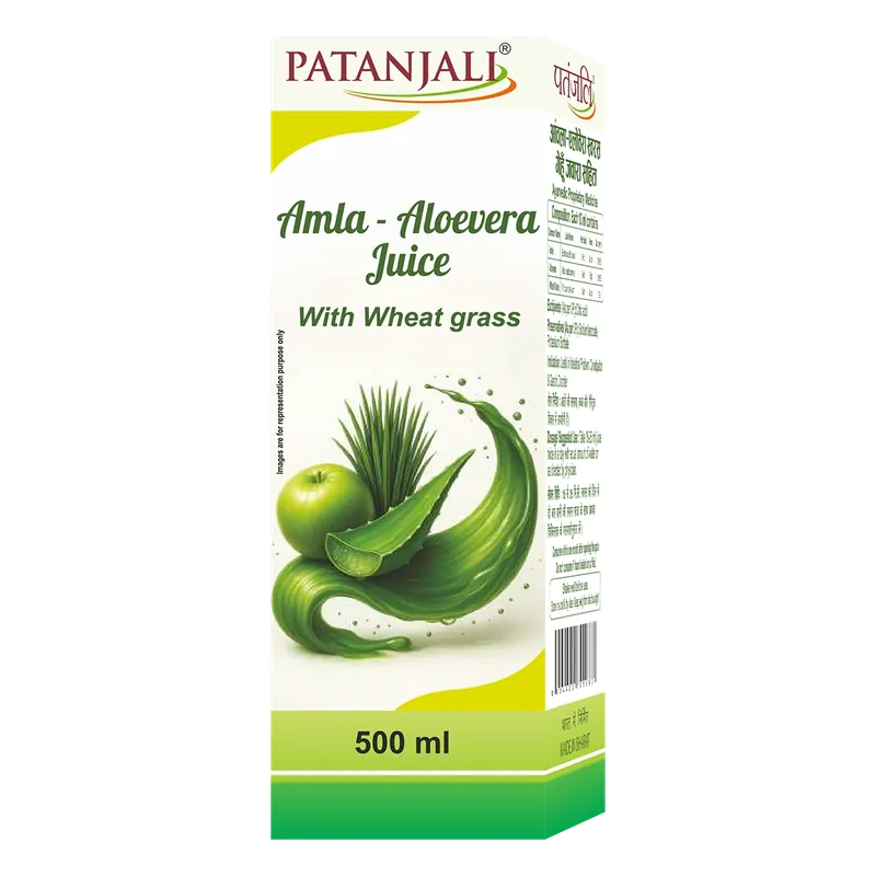 AMLA ALOEVERA JUICE WHEAT GRASS 500ML