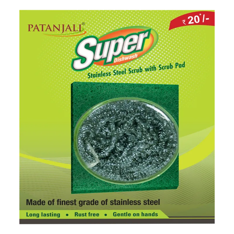 SUPER STEEL SCRUB WITH SCRUB PAD - T