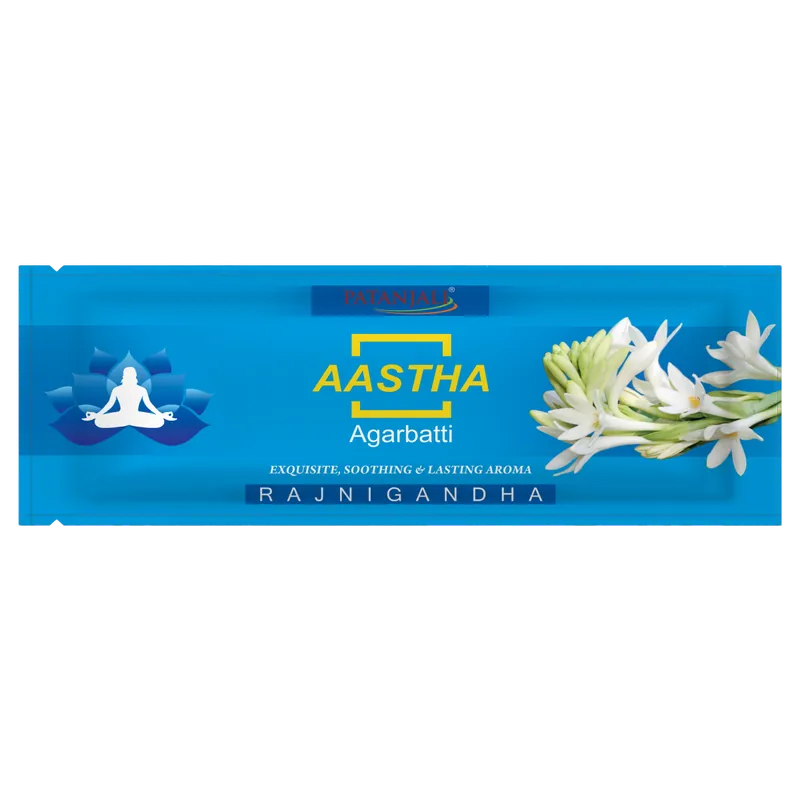 AASTHA AGARBATTI RAJNIGANDHA - 125 GM