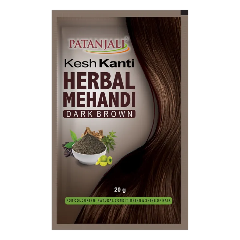 KESH KANTI HERBAL MEHANDI (DARK BROWN) T