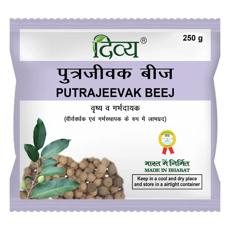 DIVYA PUTRAJEEVAK BEEJ 250 GM -T (30 PC)