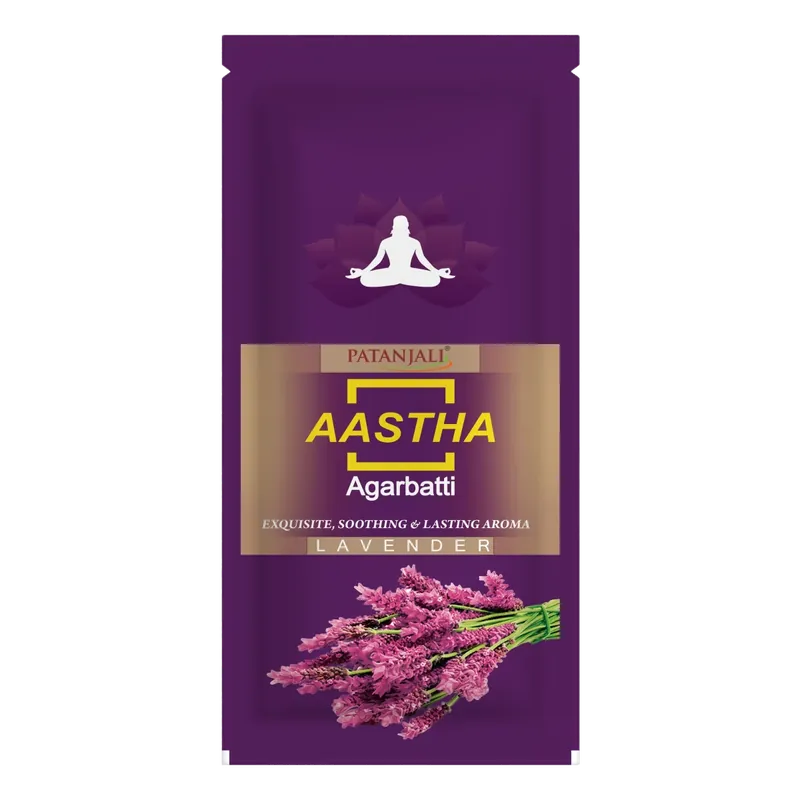 AASTHA AGARBATTI LAVENDER - 150 GM