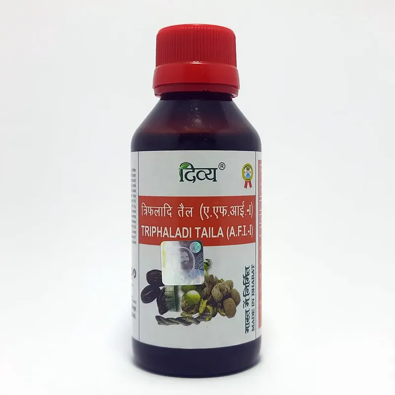 DIVYA TRIPHALADI TAILA 100 ML (84 PC) -T