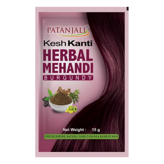 KESH K. HERBAL MEHANDI (BURGUNDY) 15GM-T