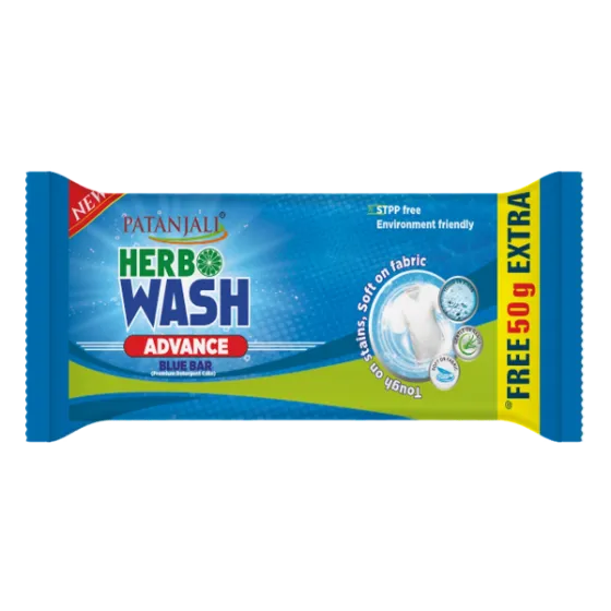 HERBO WASH ADV. BLUE BAR Rs 10/-
