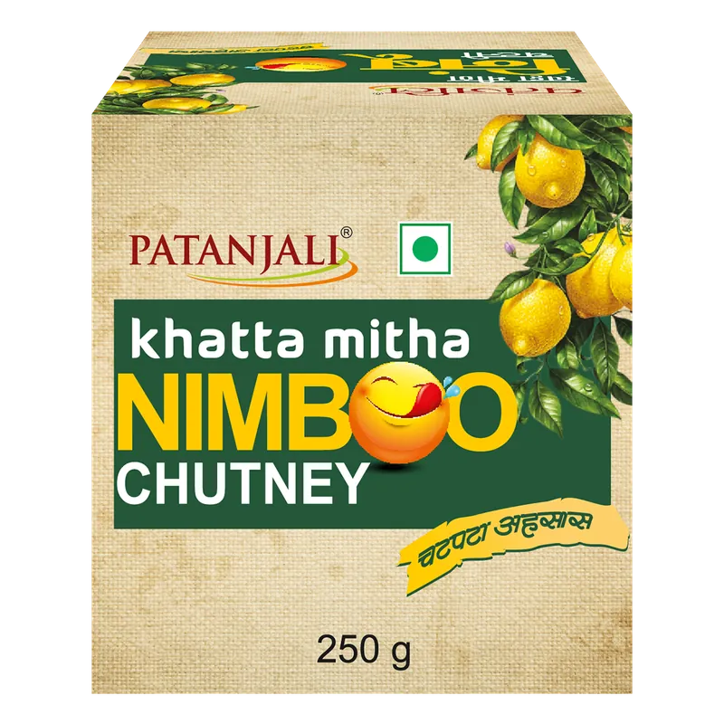 KHATTA MITHA NIMBOO CHUTNEY 250 GM