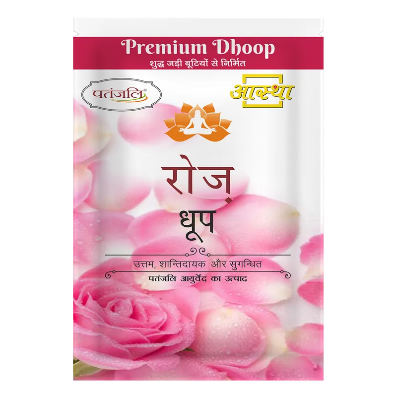 AASTHA PREMIUM ROSE DHOOP - 20 N