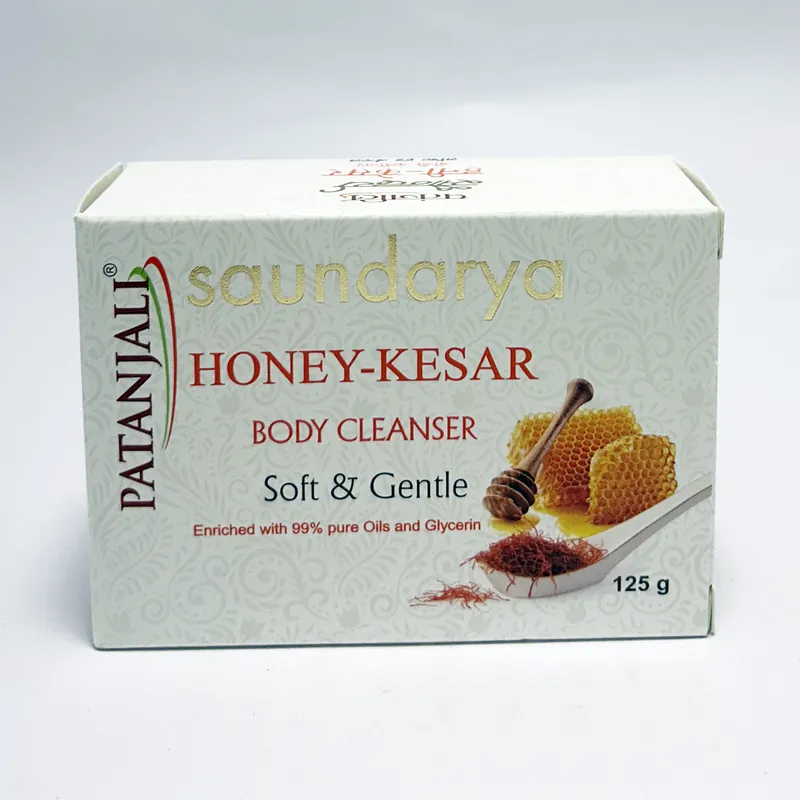 SAUNDARYA HONEY-KESAR BODY CLEANSER-125G