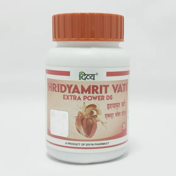 DIVYA HRIDYAMRIT VATI EXTRA POWER DS 80N