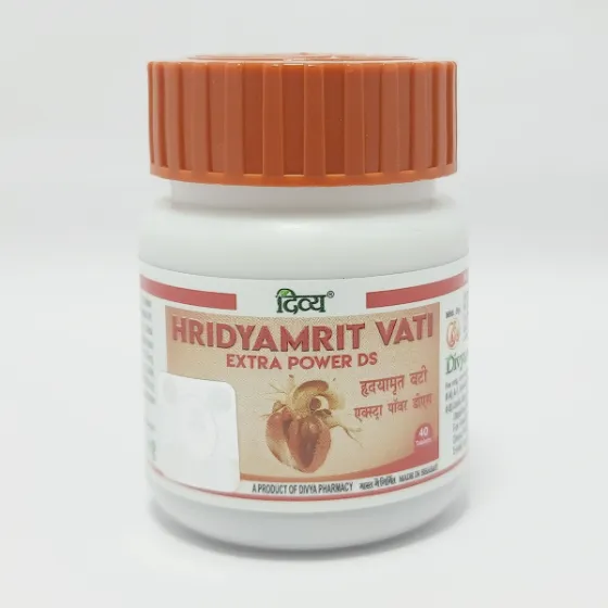 DIVYA HRIDYAMRIT VATI EXTRA POWER DS 40N