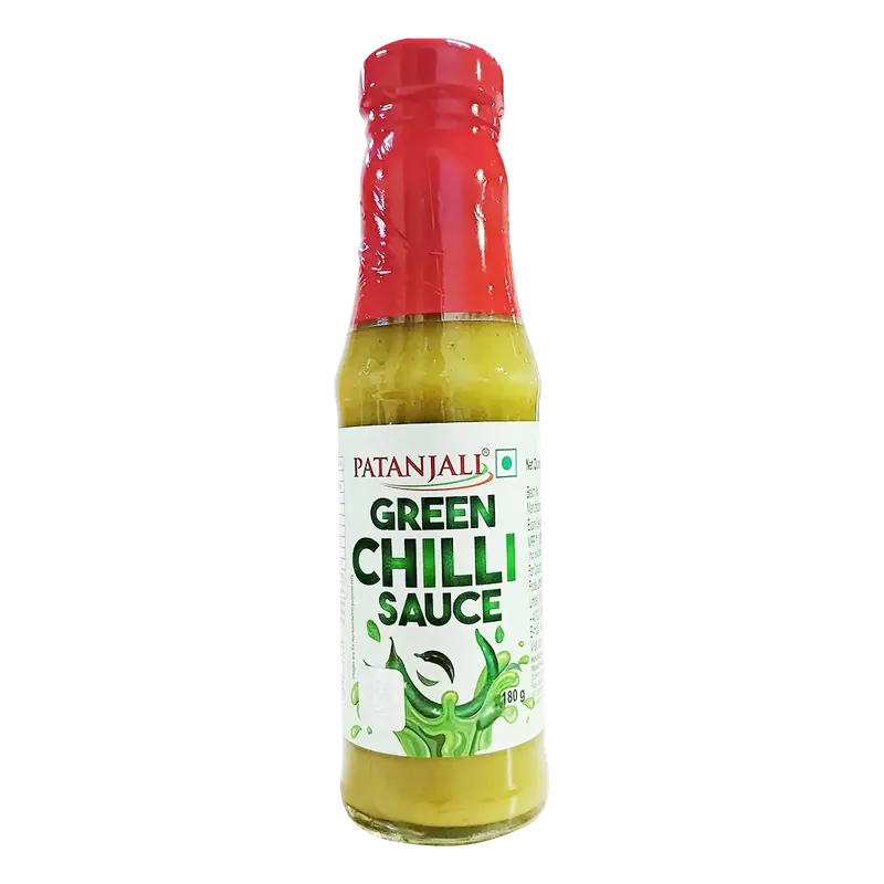 PATANJALI GREEN CHILLI SAUCE 180 G