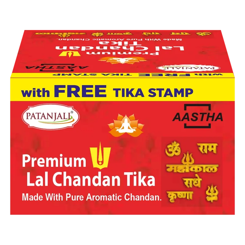 AASTHA LAL CHANDAN GEELA TIKA - 60 G