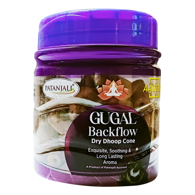AASTHA BACKFLOW DHOOP CONE GUGAL NEW-160G