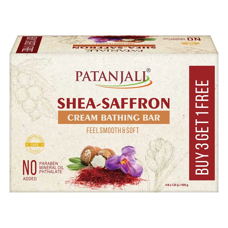 SHEA-SAFRON CREAM BATHING BAR 125G(B3G1)