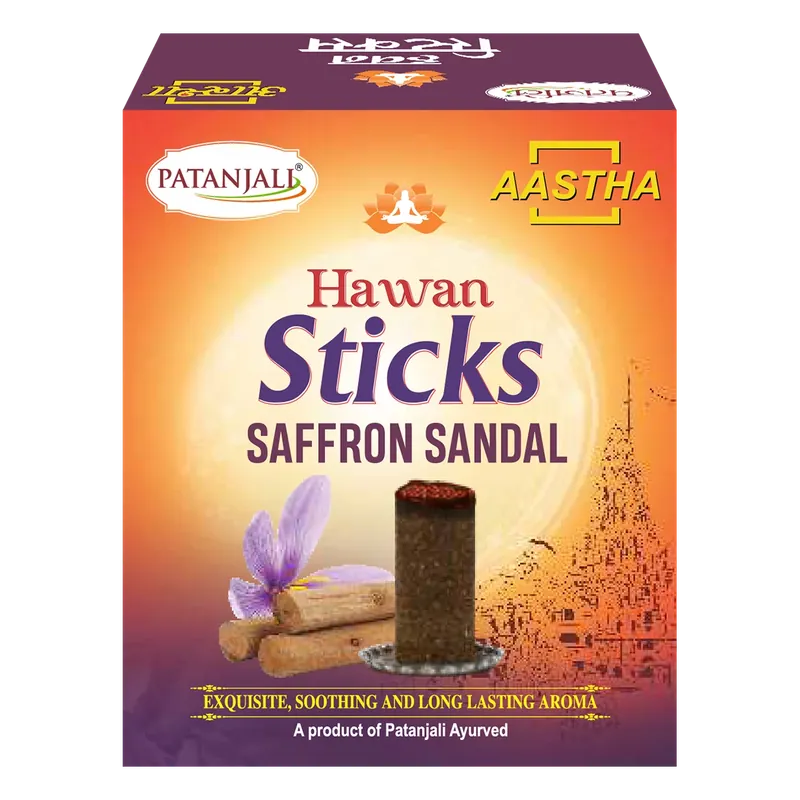 AASTHA HAWAN STICK SAFFRON SANDAL-20N