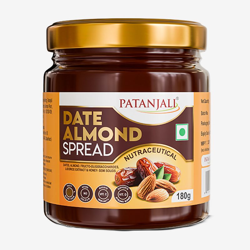 PATANJALI DATES ALMOND SPREAD 180G