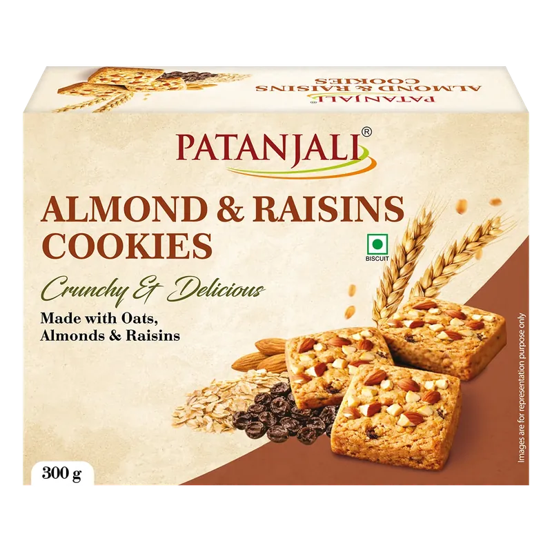 ALMOND & RAISINS COOKIES 300 GM - T