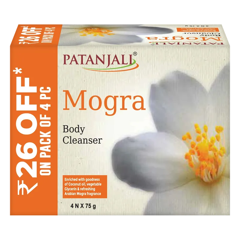 MOGRA BODY CLEANSER- 75GX4N(DISP.PACK)