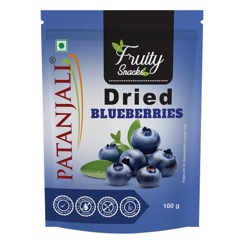 DRIED BLUEBERRIES 100 GM