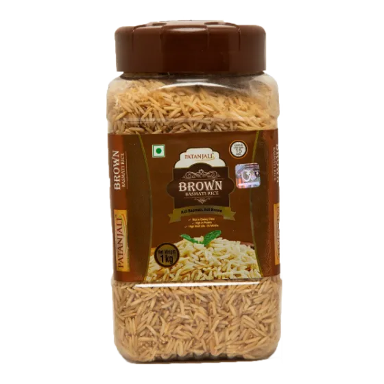 BROWN BASMATI RICE JAR 1 KG