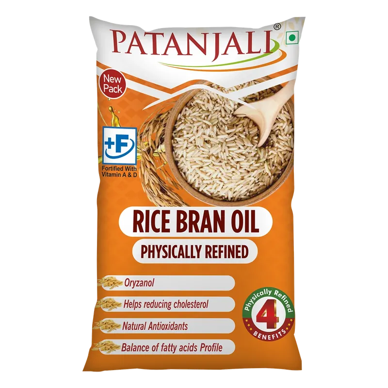 PATANJALI RICE BRAN OIL 750 GM PP