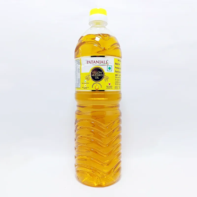 PATANJALI YELLOW MUSTARD OIL 1 LTR BTL
